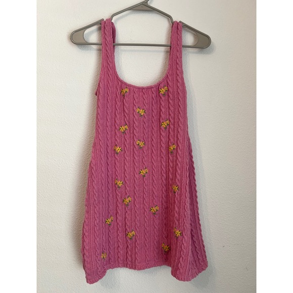 Zara Dresses & Skirts - Zara Knit Mini Dress‎ Pink Floral Sleeveless Casual Summer Dress Size S